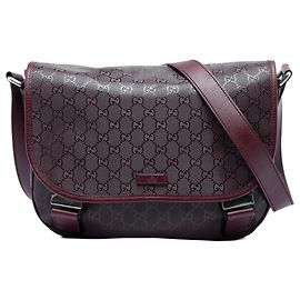 Gucci Borsa a Tracolla Rossa Stampa GG