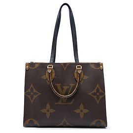 Louis Vuitton Brown Monogram Reverse Giant OnTheGo MM