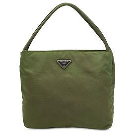 Prada Tessuto Tote in Grün