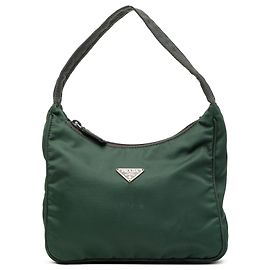 Borsa a tracolla Prada Mini Tessuto Re Edition 2000 Verde