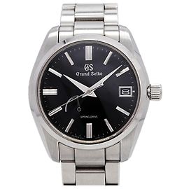 Relógio de Pulso Masculino Seiko Grand SBGA467 Mostrador Preto