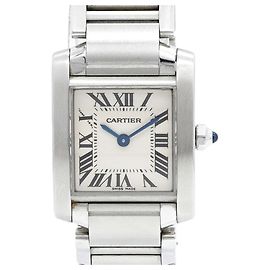 Relógio de pulso feminino Cartier Tank Française SM W51008Q3