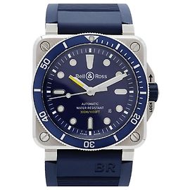 Relógio Masculino Bell & Ross BR03-92 Diver Blue Dial