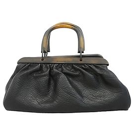 Gucci Handtasche aus schwarzem Leder