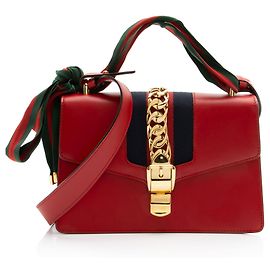 Gucci Leather Sylvie kleine Schultertasche