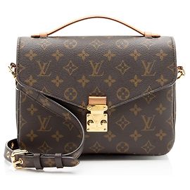 Sac à épaule Louis Vuitton Monogram Canvas Pochette Metis