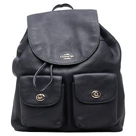 Mochila COACH em couro granulado