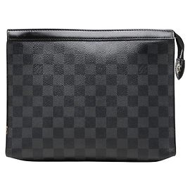 Louis Vuitton Pochette Voyage MM Damier Graphite Clutch