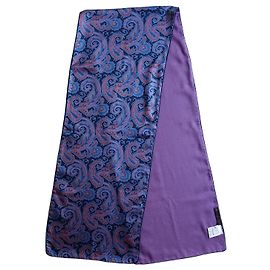 Etro Paisley Silk and Wool Reversible Scarf