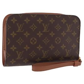 LOUIS VUITTON Monogram Orsay Clutch Bag M51790 LV Auth BA16151