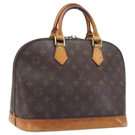 LOUIS VUITTON Monogram Alma Hand Bag M51130 LV Auth 207424