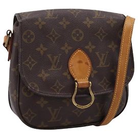 LOUIS VUITTON Monogram Saint Cloud MM Shoulder Bag M51243 LV Auth 205297