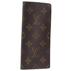 LOUIS VUITTON Monogram Etui Lunette Simple Glasses Case M62962 LV Auth 205393