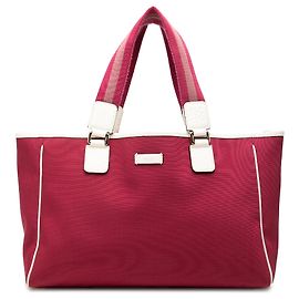 Tote Gucci Canvas Web rosa