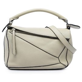 Bolso Puzzle Small de piel de ternera marrón LOEWE