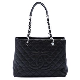 Bolso Grand Shopping Tote Chanel Caviar Negro