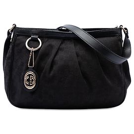 Bolso bandolera Gucci GG Canvas Sukey negro