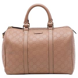 Bolso Boston Gucci Medium Guccissima Joy Marrón