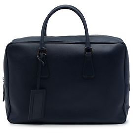 Prada Saffiano Reiseaktentasche Blau - Business-Tasche