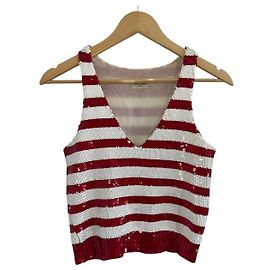 Autre Marque Top Saint Laurent riscado T.S