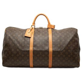 Bolso de viaje Louis Vuitton Monogram Keepall 60 Marrón