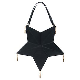 Autre Marque Borsa a tracolla Saint Laurent in pelle Astro Star con nappina nera