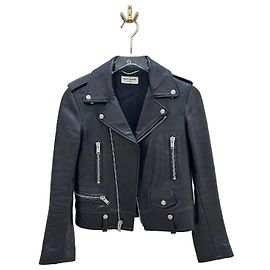 Autre Marque Veste motard classique Iconic Saint Laurent L01 en cuir Sz.36 d'occasion