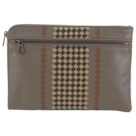 Pouch Bottega Veneta in pelle Intrecciato