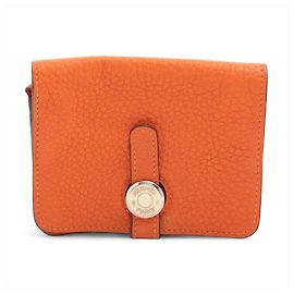 Hermès Monedero Hermes Dogon de piel Togo