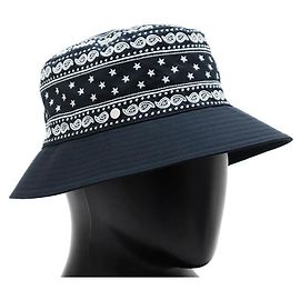 Cappello bucket Hermès in misto cotone ricamato
