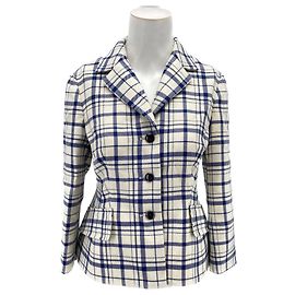 Giacca di lana bianca Dior Taglia 36