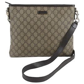 Gucci GG Supreme Leder Crossbody- und Schultertasche
