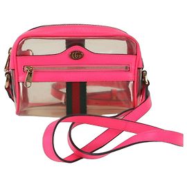Bolsa de Ombro em Couro Gucci GG Sherry Line