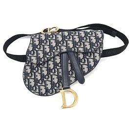 Christian Dior Navy Umhängetasche