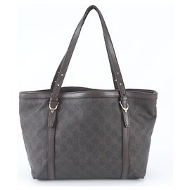 Gucci GG Supreme Tote Bag dunkelbraun