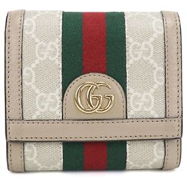 Gucci Bi-fold Wallet in Beige