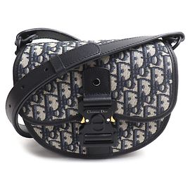 Bolsa de Ombro Christian Dior Dior Gallop Oblique Jacquard