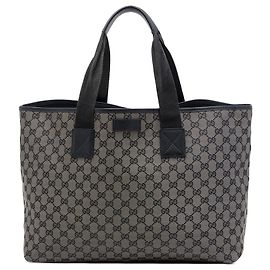 Gucci GG Denim Tote in Grau