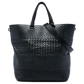 Tote convertible Imperatore em nappa intrecciato preto Bottega Veneta
