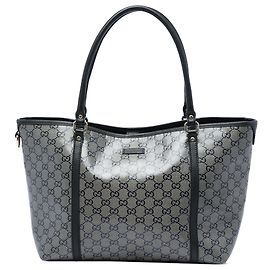Sac cabas Gucci Gray Medium GG Crystal Joy Tote