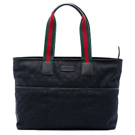 Tote Gucci Blue GG Canvas Web