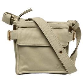 Bandolera para móvil Burberry Brown Mini Nylon Trench