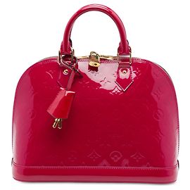 Louis Vuitton Pink Monogram Vernis Alma PM
