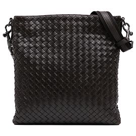 Bottega Veneta Bolsa tiracolo VN em nappa intrecciato castanho