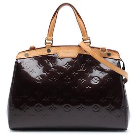 Louis Vuitton Purple Monogram Vernis Brea MM
