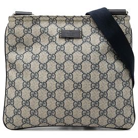 Bolsa Tiracolo Gucci Beige GG Supreme