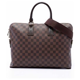 Louis Vuitton Brown Damier Ebene Porte Documents Jour