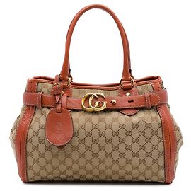 Gucci Beige GG Canvas Running Tote
