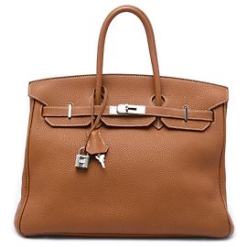 Hermès Brown Togo Birkin Retourne 35