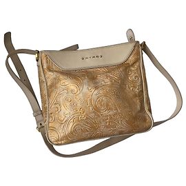 Etro Sac à épaule en cuir embossé Paisley